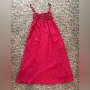 Abercrombie & Fitch Pink Maxi Dress